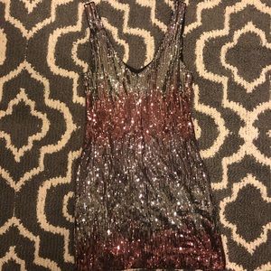 As U Wish pink sequin dress